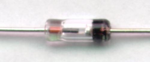 Fuzzy extreme closeup of germanium diode
